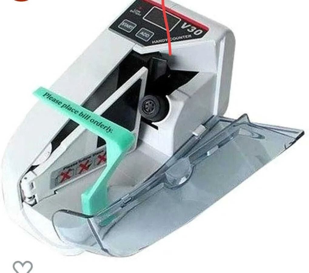 WeSwift V-30 PORTABLE HANDY CASH COUNTER Note Counting Machine