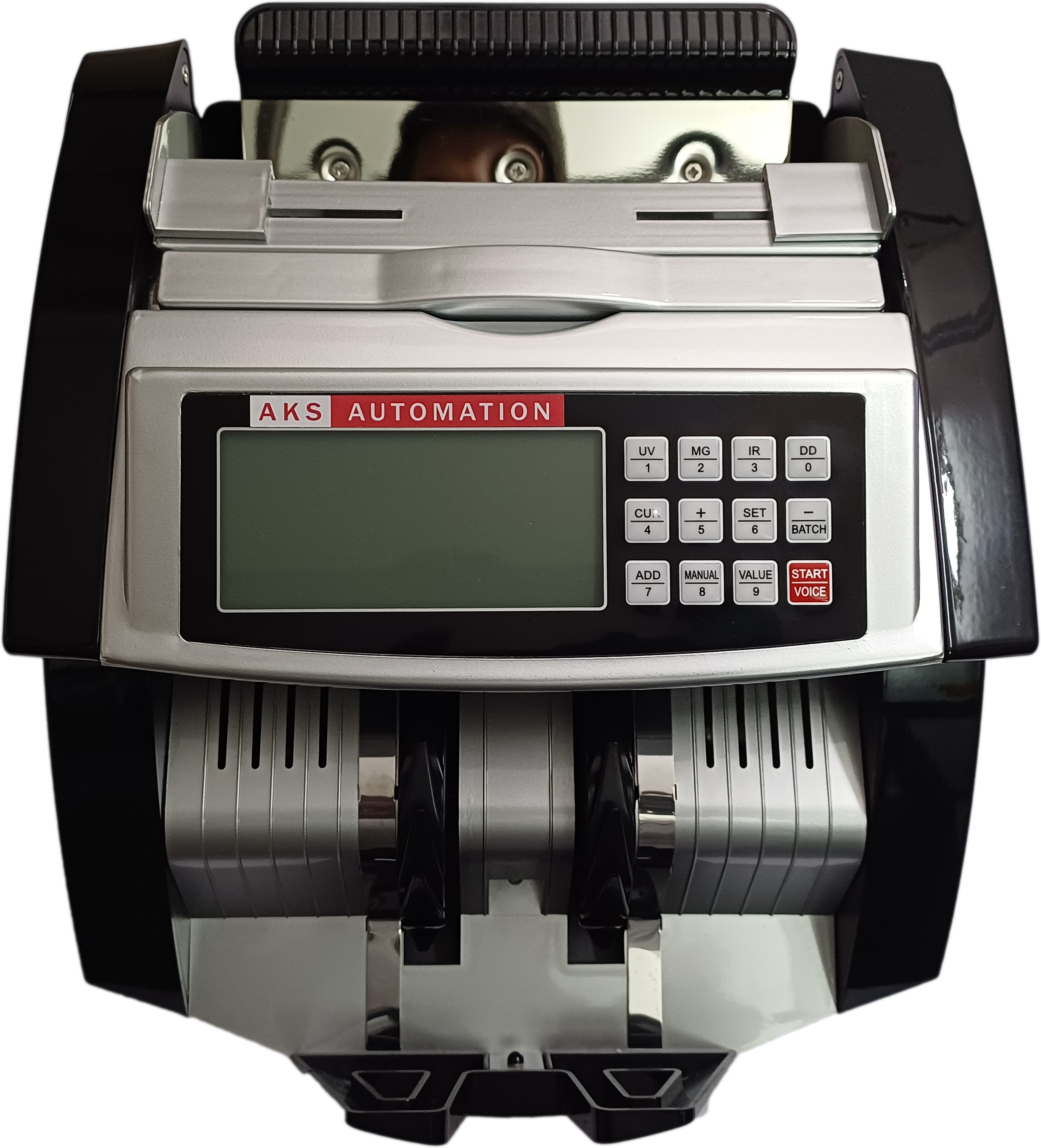 AKS AUTOMATION Fast & Reliable Cash Counting Machine with Fake Note Detection – Semi Value Note Counting Machine-image-14