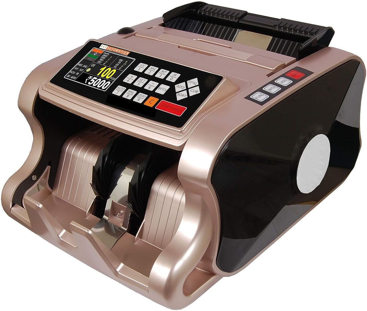 AKS AUTOMATION HV 251 Mix Note Counting Machine with Fake Note Detection Note Counting Machine-image-29