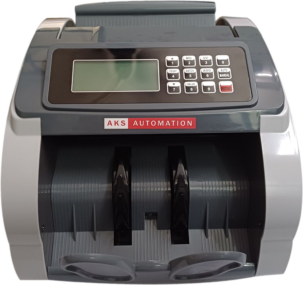 AKS AUTOMATION Advanced Cash Counting Machine with Fake Note Detection – Semi Value Mode Note Counting Machine-image-17