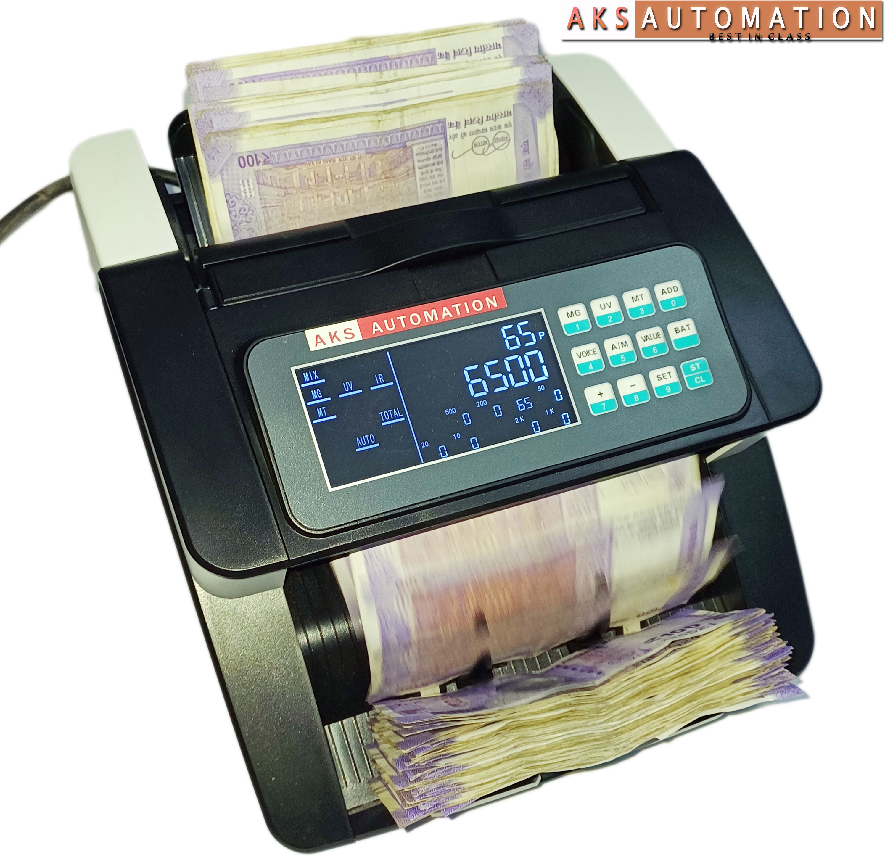 AKS AUTOMATION OLC-PRO The Robust Note Counter with Advanced Fake Note Detection Note Counting Machine-image-41