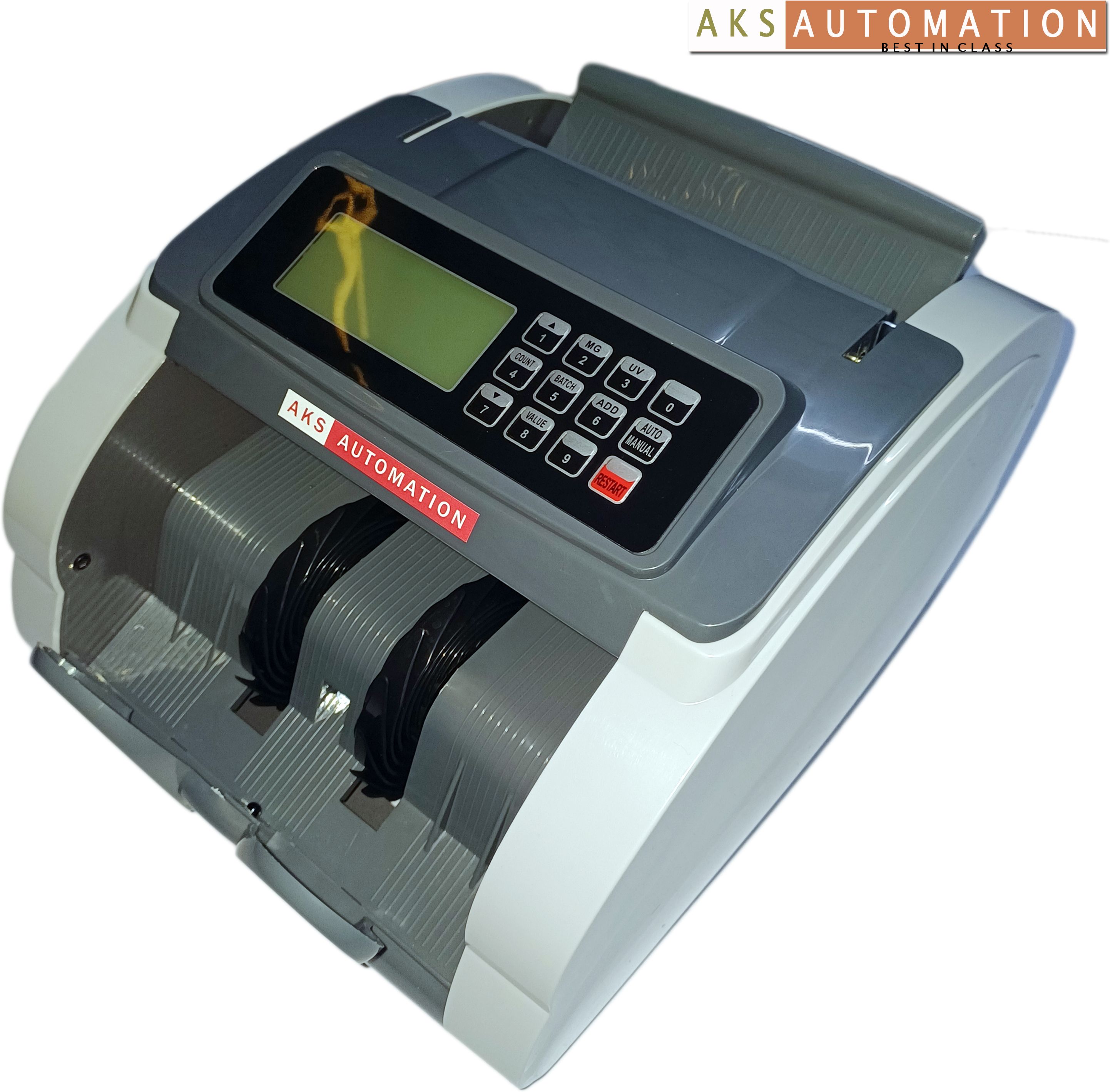 AKS AUTOMATION Note/Cash/Money/Currency Counting Machine with Fake Note Detection Note Counting Machine-image-42