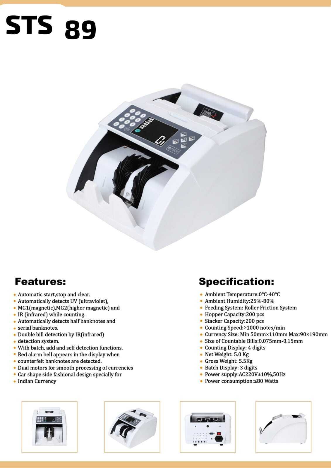 STS 89 LCD NOTE COUNTING MACHINE Note Counting Machine-picture-12