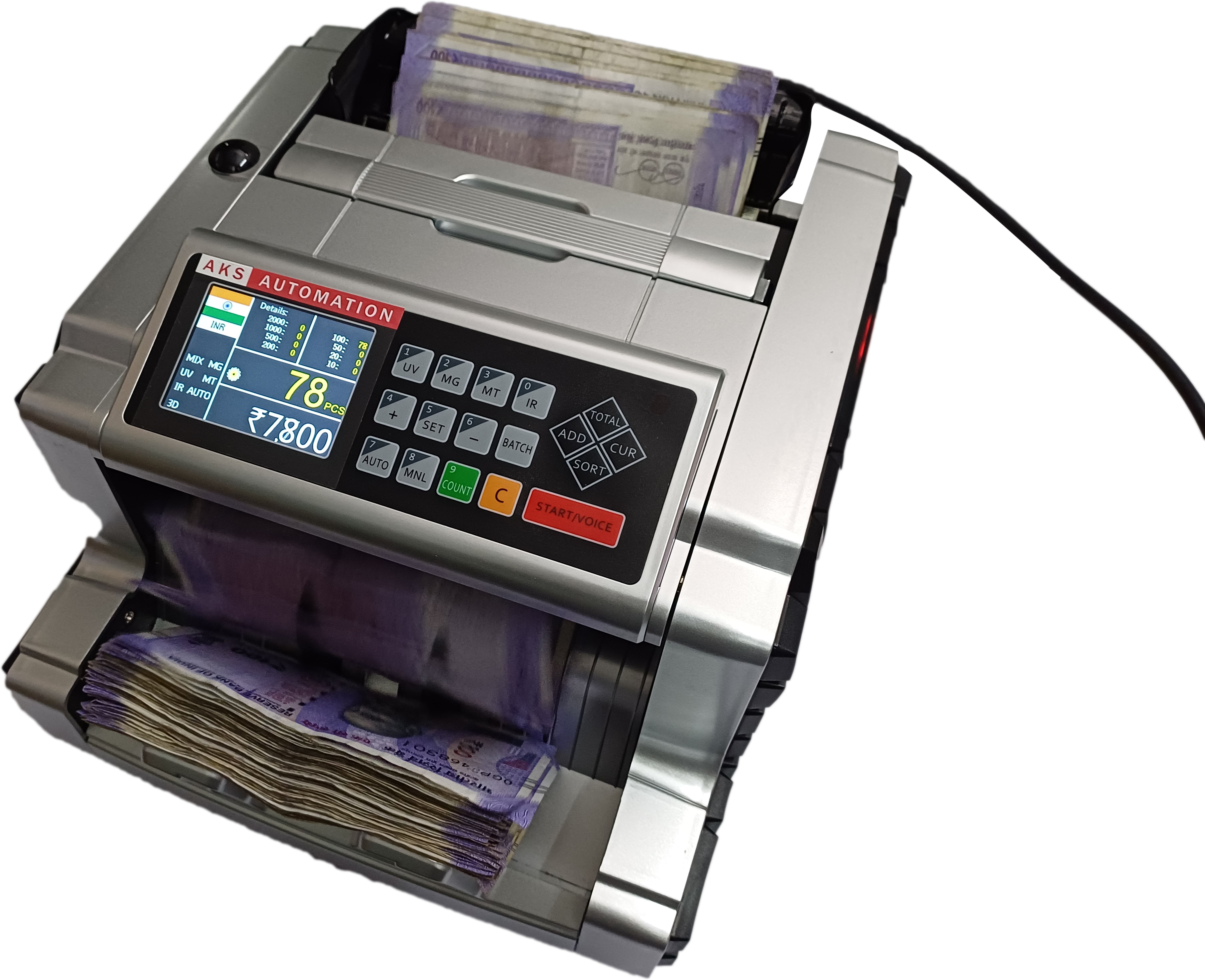 AKS AUTOMATION VALUE SHINE Note Counting Machine-image-27