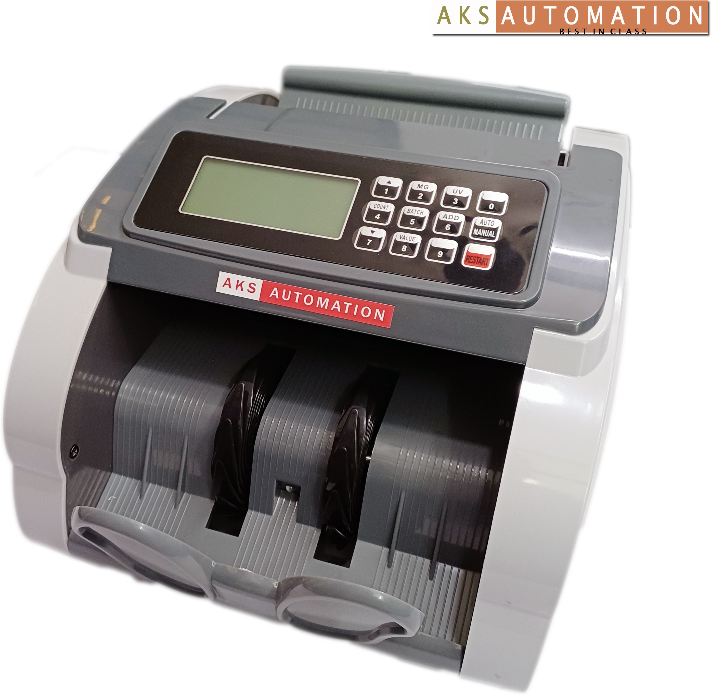 AKS AUTOMATION SEMI-VALUE PRO LCD Display Money Bill Counter Counting Machine Note Counting Machine-image-9