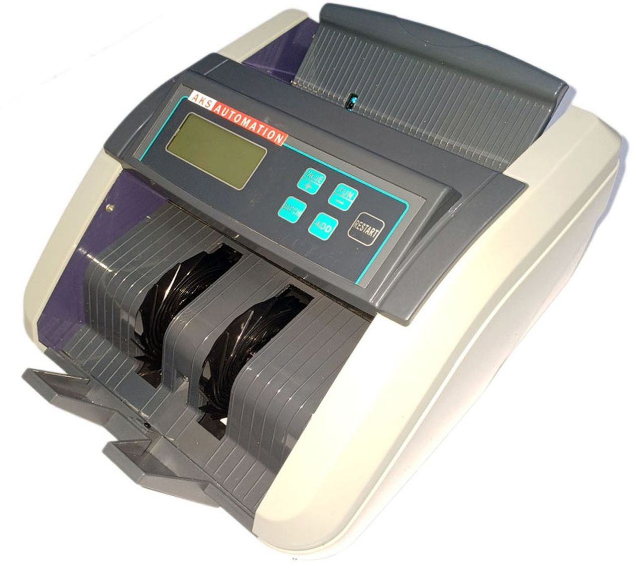 AKS AUTOMATION Premium Semi Value Counting Machine with Fake Note Detector Note Counting Machine-image-12