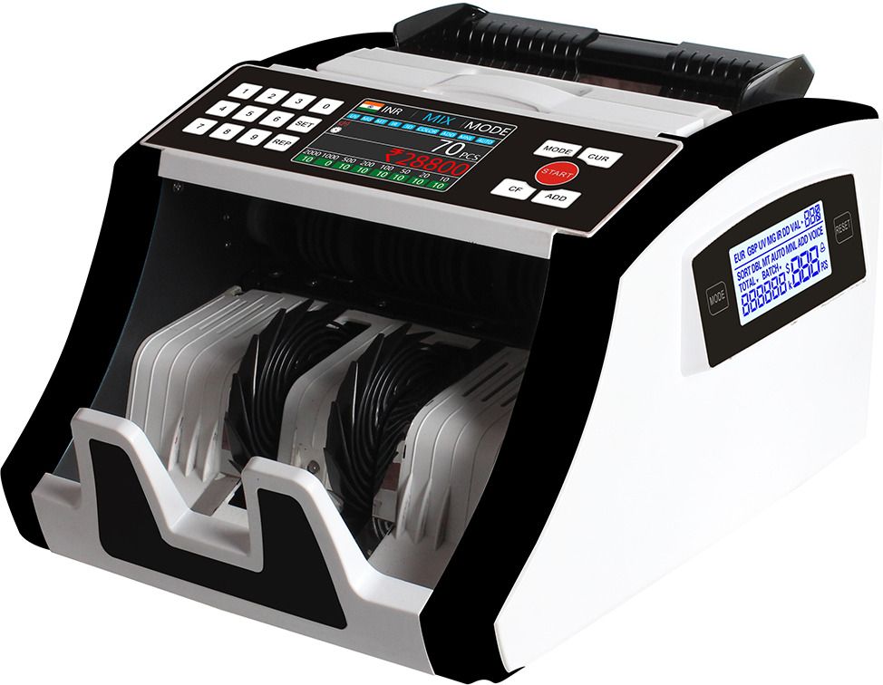 BANKOMAT Heavy Duty 2x Speed Mix Value Counter With Fake Note Detector Note Counting Machine-picture-10