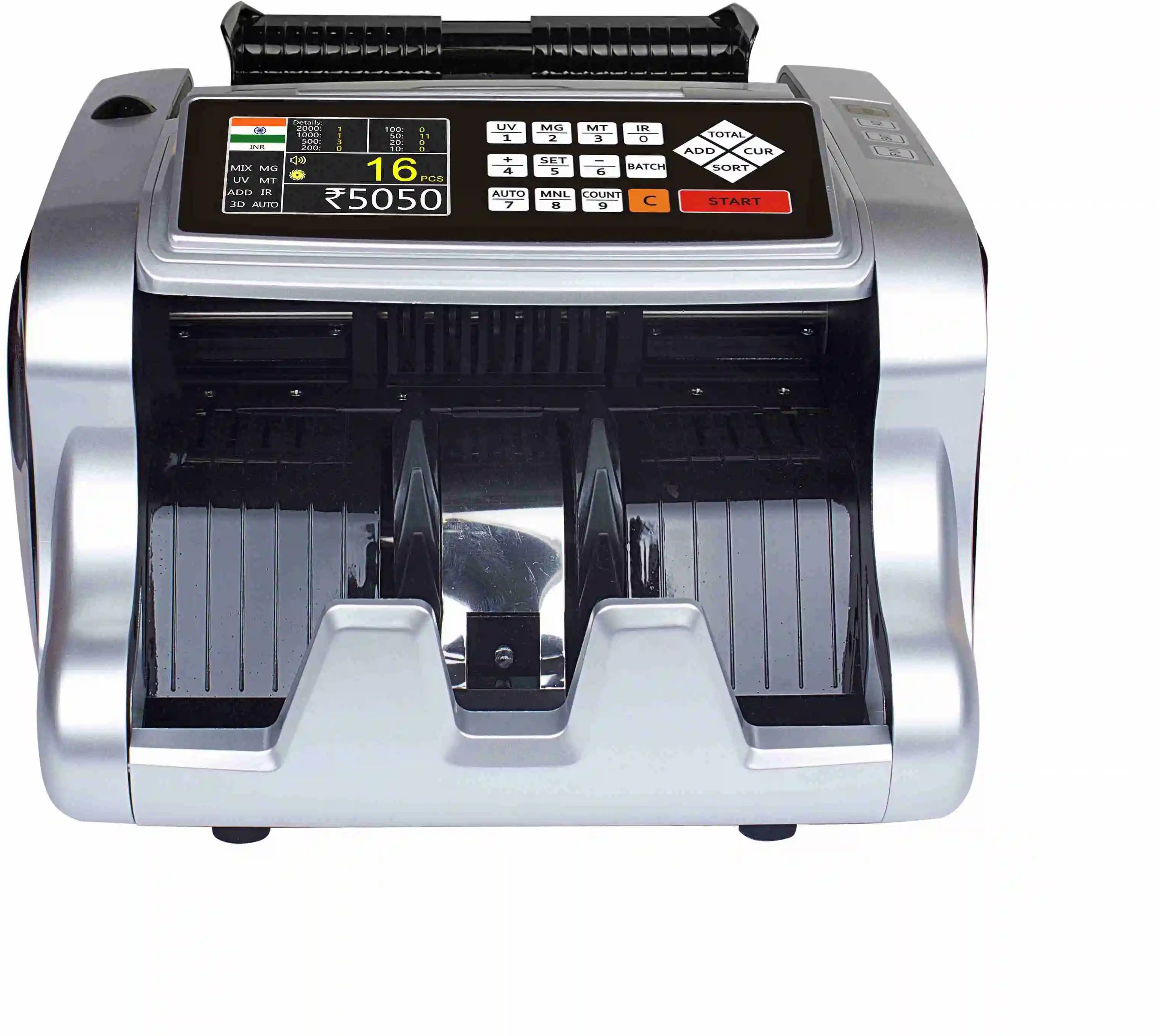 SWAGGERS Mix Value Note Counting Machine with Japanese Color Sensor & MG,UV,IR Note Counting Machine-image-27