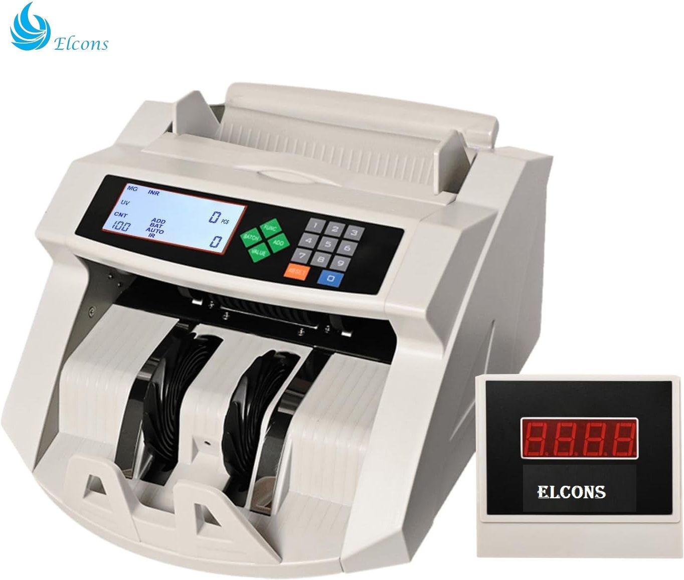 ELCONS LCD GREEN Note Counting Machine-picture-25