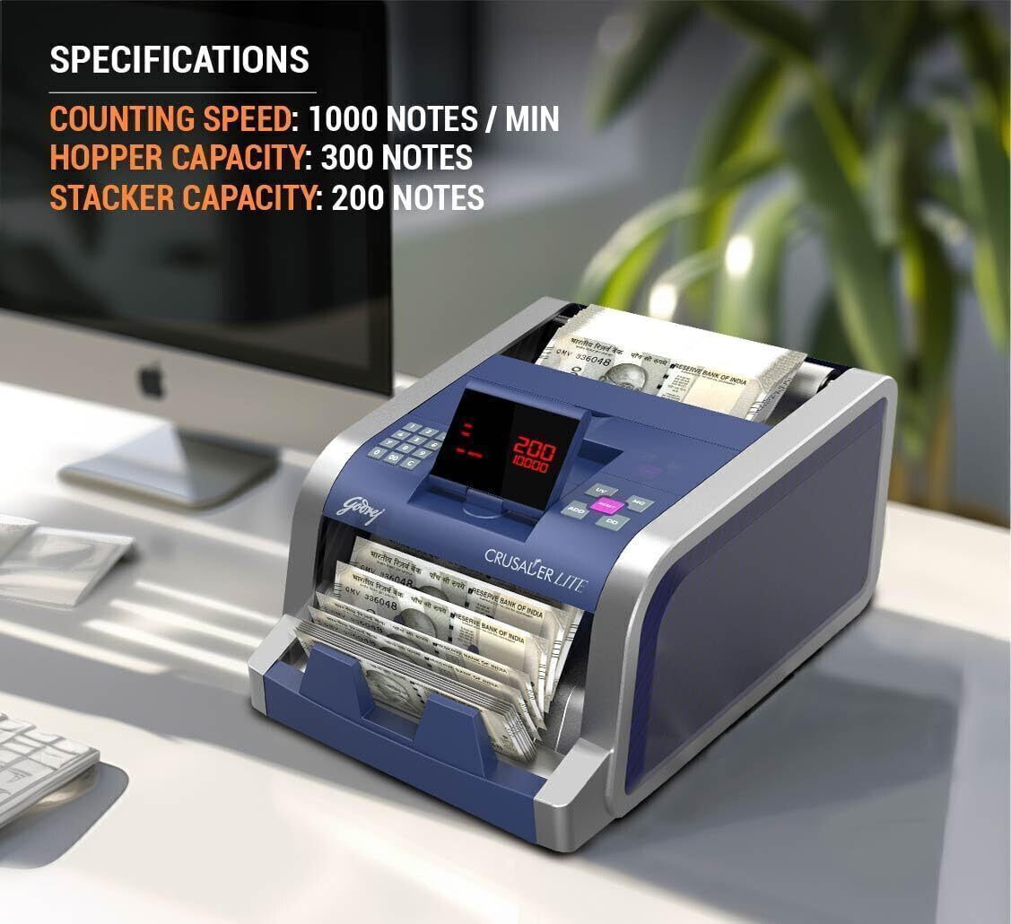 Godrej blue crusader lite Note Counting Machine-image-10