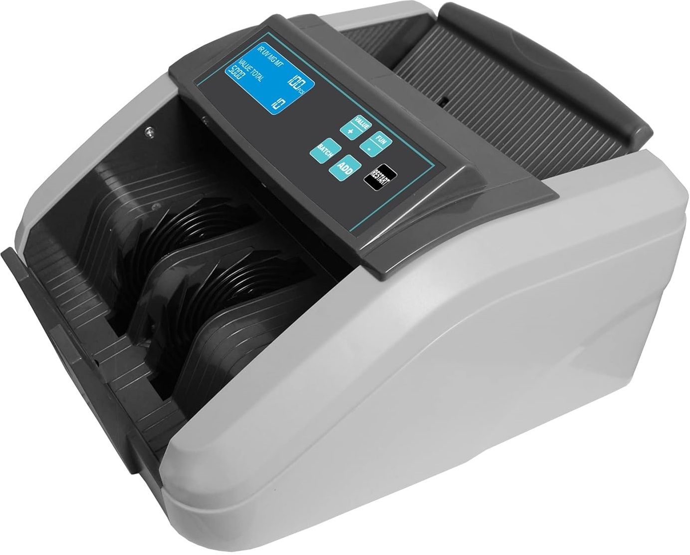 Security Store Compact Note/Cash Counting Machine with MG,UV,IR Fake Detection- LCD Display Note Counting Machine-image-13
