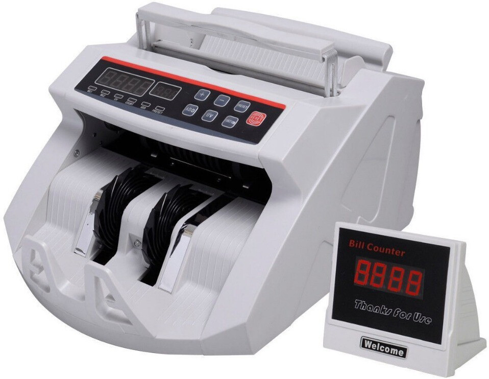HINDVANTURE cash counting machine with duplicate note detector Note Counting Machine image 1