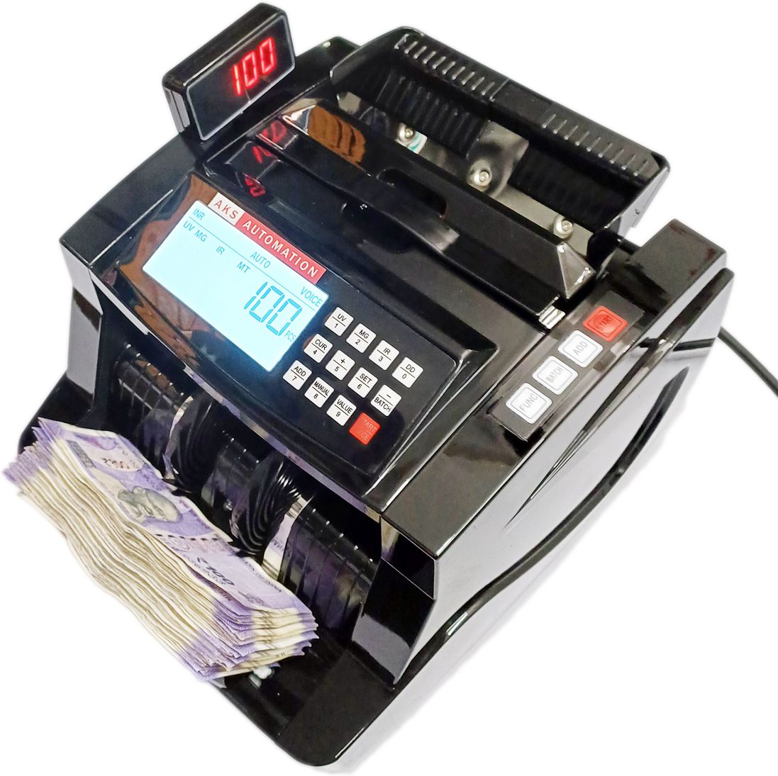 AKS AUTOMATION ULTRA Note Counting Machine – High-Speed, Fake Note Detection, Large Display Note Counting Machine-picture-36
