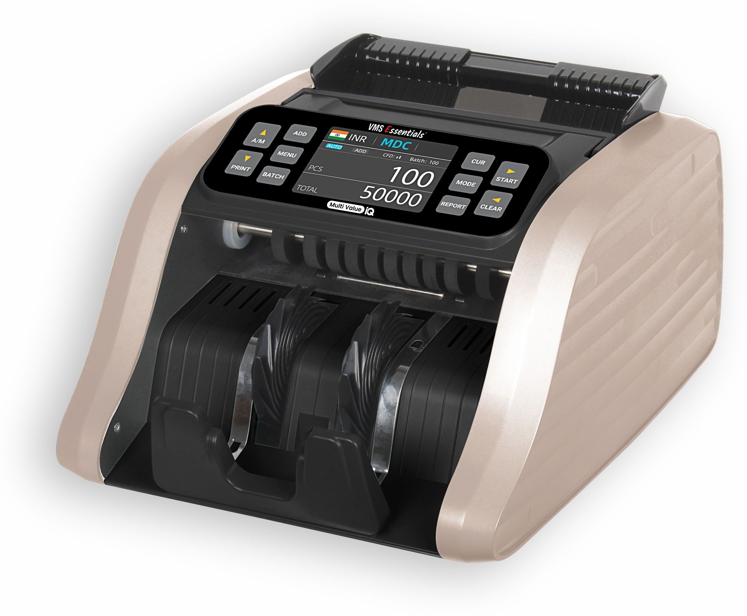 VMS Essentials Multi Value IQ (VCM02) Mix Note Counting Machine-image-42