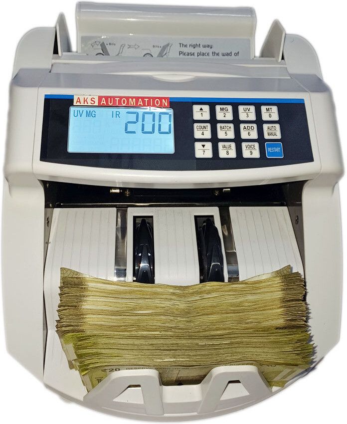 AKS Evolve AKS 2100 LCD Cash / Currency / Money / Note Counting Machine-picture-16
