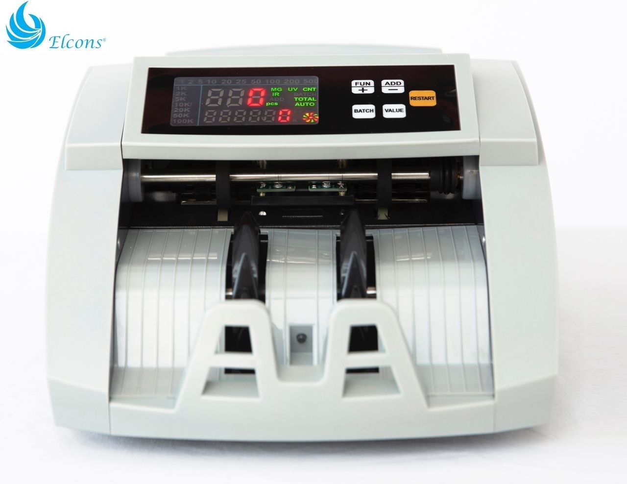 ELCONS COMPACT LCD Manual ,Heavy Duty Machine,UV/MG/IR Fake Note Detection Note Counting Machine-picture-42