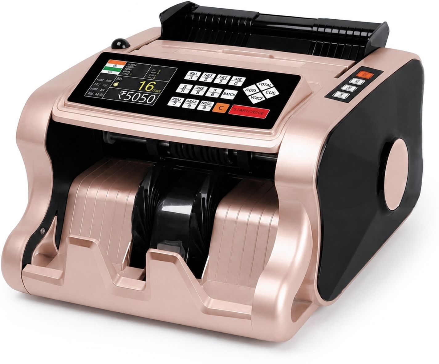 HICLE Mixed Value Currency Counter with UV, MG & IR Fake Note Detection Note Counting Machine-image-12