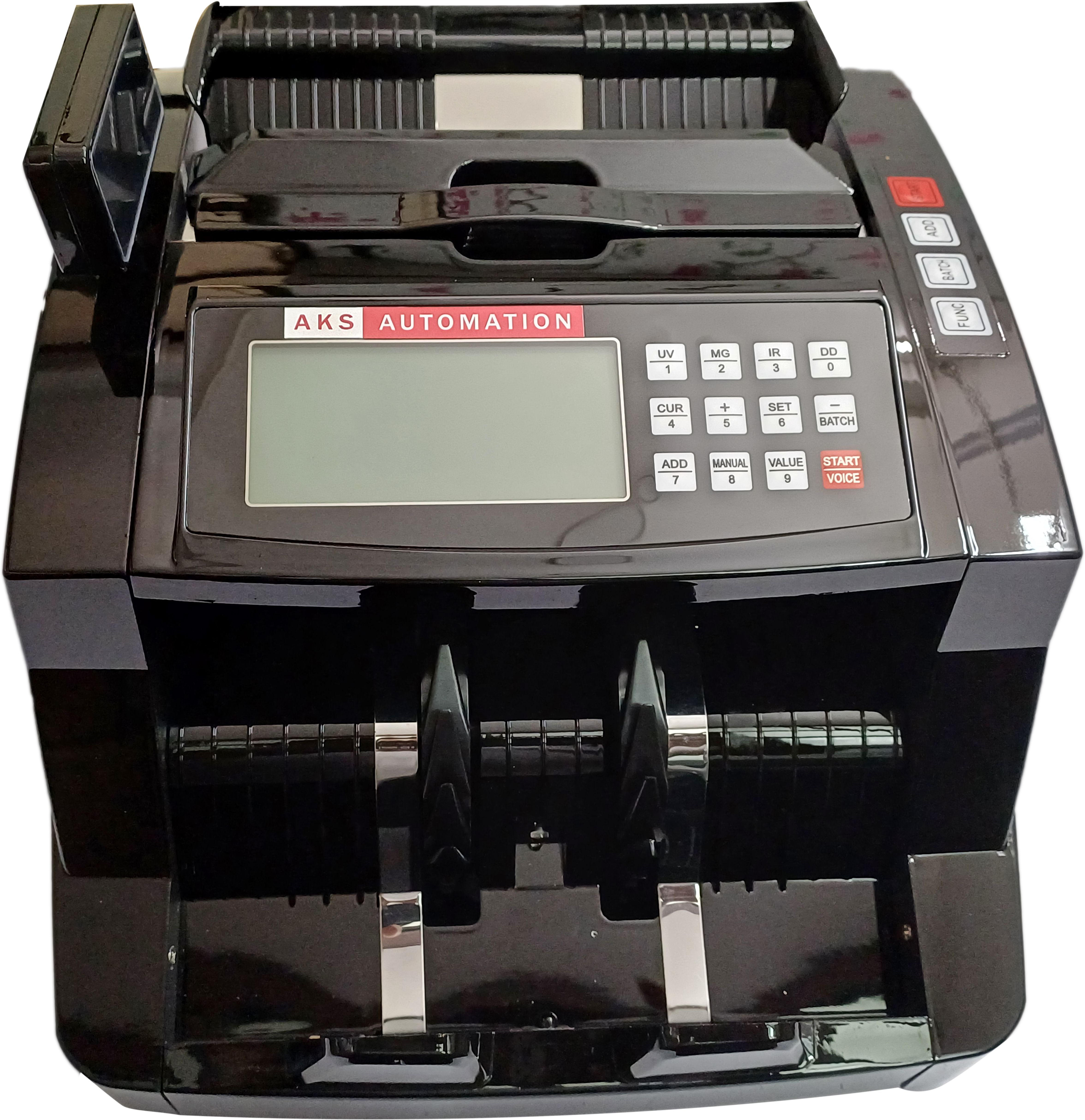 AKS AUTOMATION Money Counting Machine with Fake Note Detection – Semi Value Counting Feature Note Counting Machine-image-47
