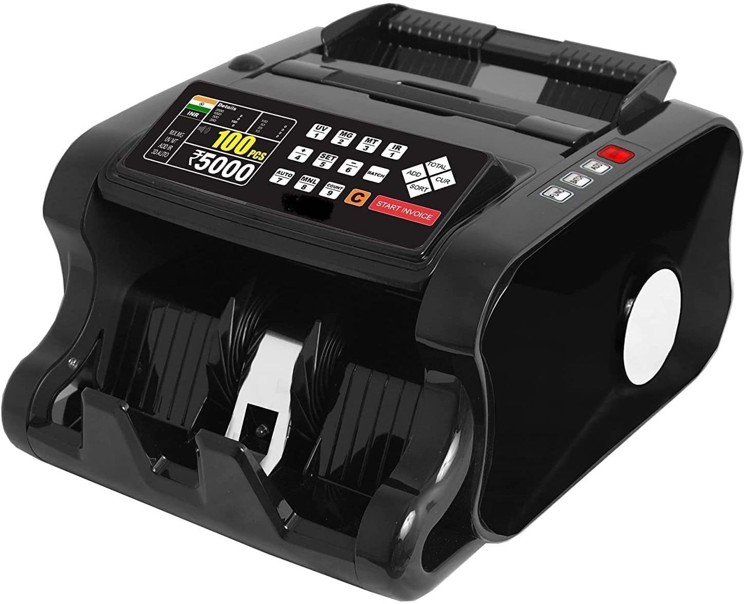 Security Store Heavy Duty Mix Value Note/Money Counting Machine with Fake Note Detection Note Counting Machine-picture-11