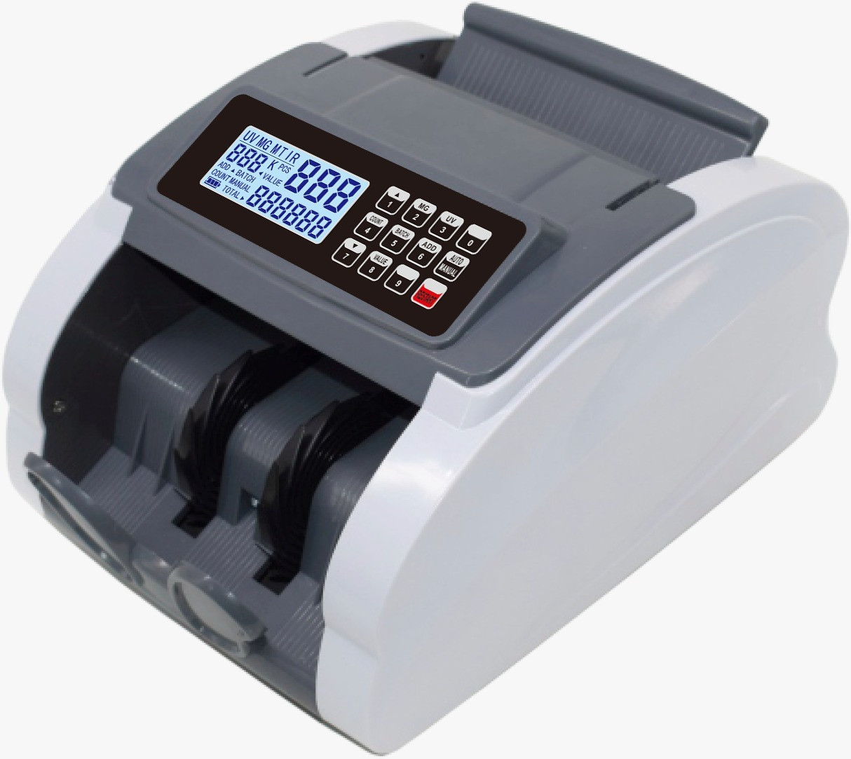 Drop2Kart Fully Upgraded Cash Counter - Automatic Counting, LED Display, UV/MG/DD/IR Image Sensors Note Counting Machine image 1