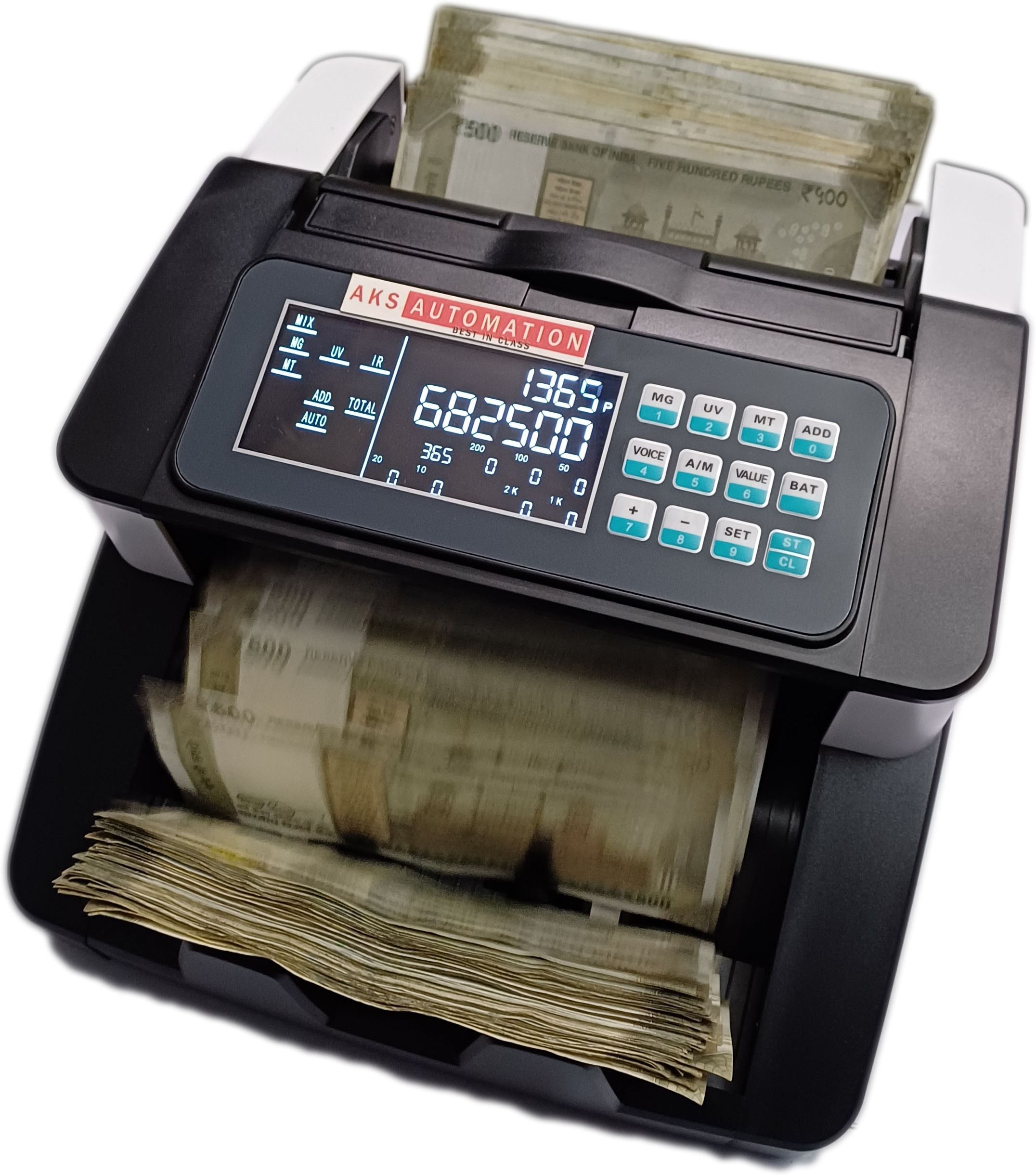 CABINSTAR AKS OLC PRO Cash Counting Machine with UV/MG/IR/MT Detection Note Counting Machine-picture-29