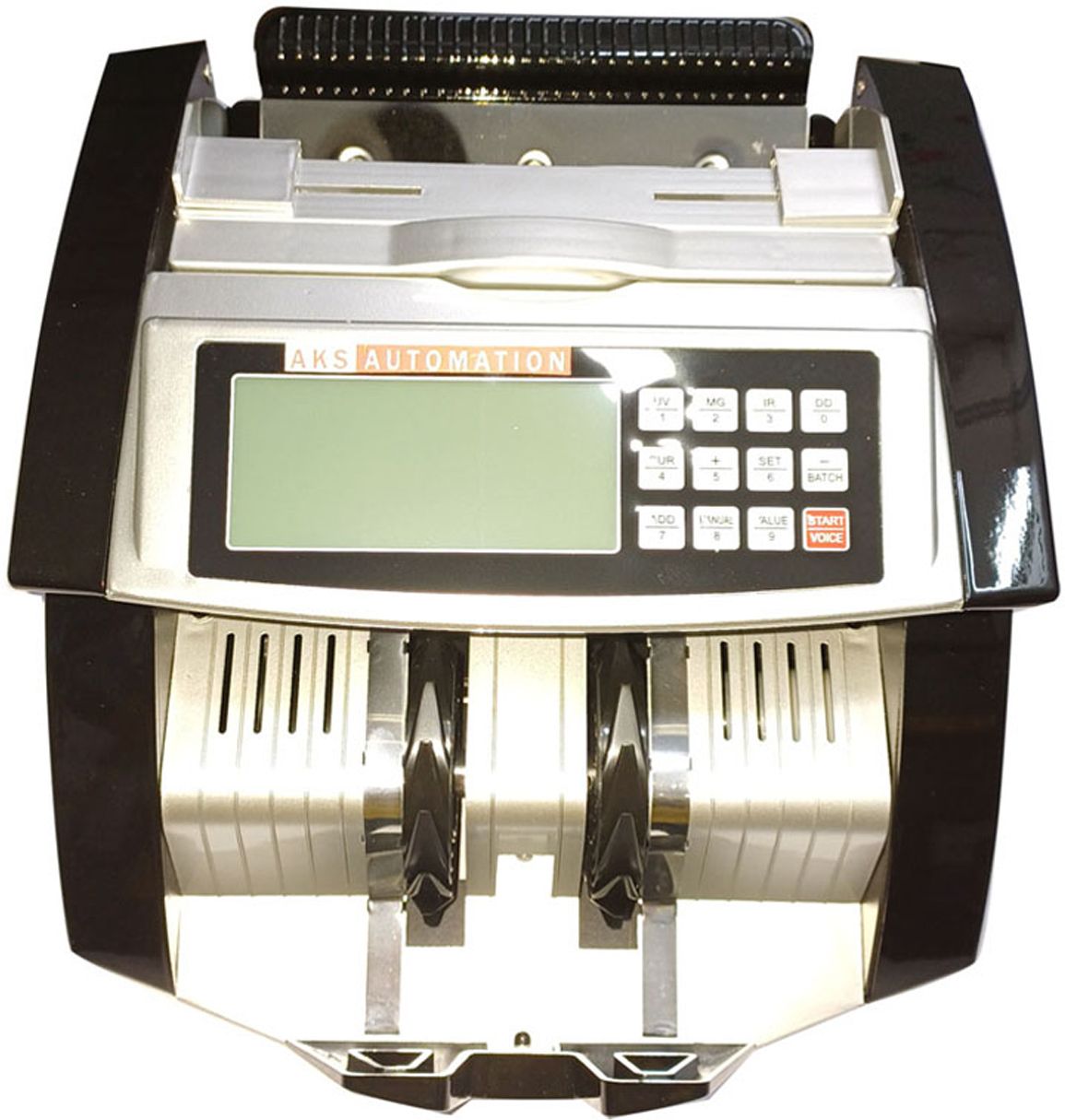 AKS AUTOMATION BLACK AUTO-MANUAL Cash Counting Machine with Fake Note Detection Note Counting Machine-image-37