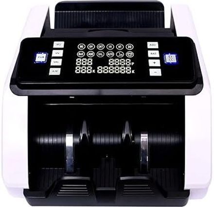 KK MART Latest Heavy Duty Cash Counting Machine with MG,UV,IR Fake Detection-LCD Display Note Counting Machine-image-36