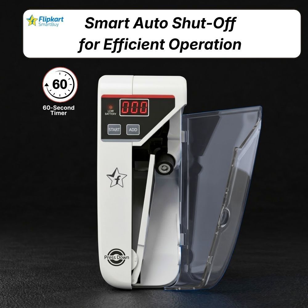 Flipkart SmartBuy Premium Portable Handy Money Counter Mini Bill Note Counting Machine Note Counting Machine-picture-45