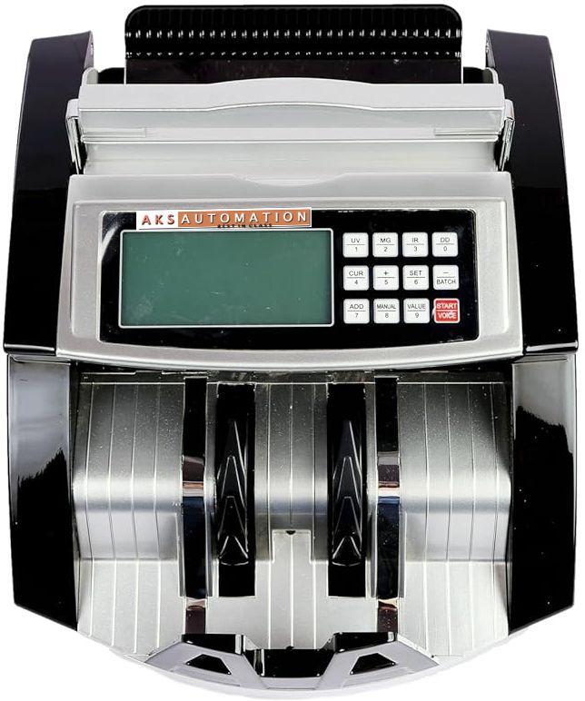 AKS AUTOMATION OLC PRIME Note Counting Machine – Semi Value, Fake Note Detector, LCD Display Note Counting Machine-image-24