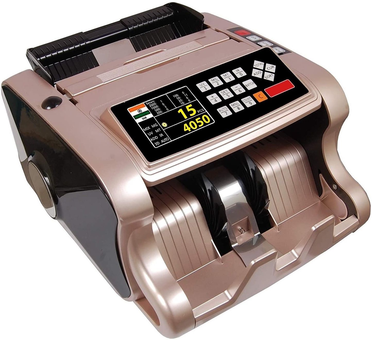 Drop2Kart Mix Value Currency Counting Machine Updated for New Currency and Fake Note Detection Note Counting Machine-image-45
