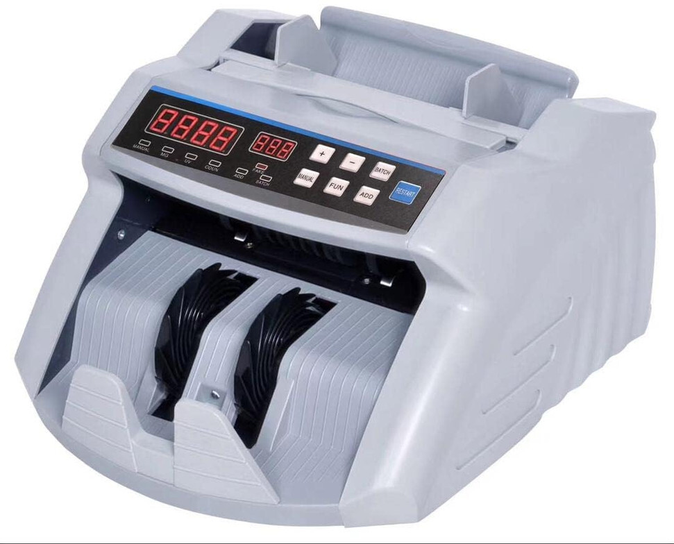 SYSTEMATIKS Business-Grade Note Counting Machine with Fake Note Detection with LED Display Note Counting Machine image 1