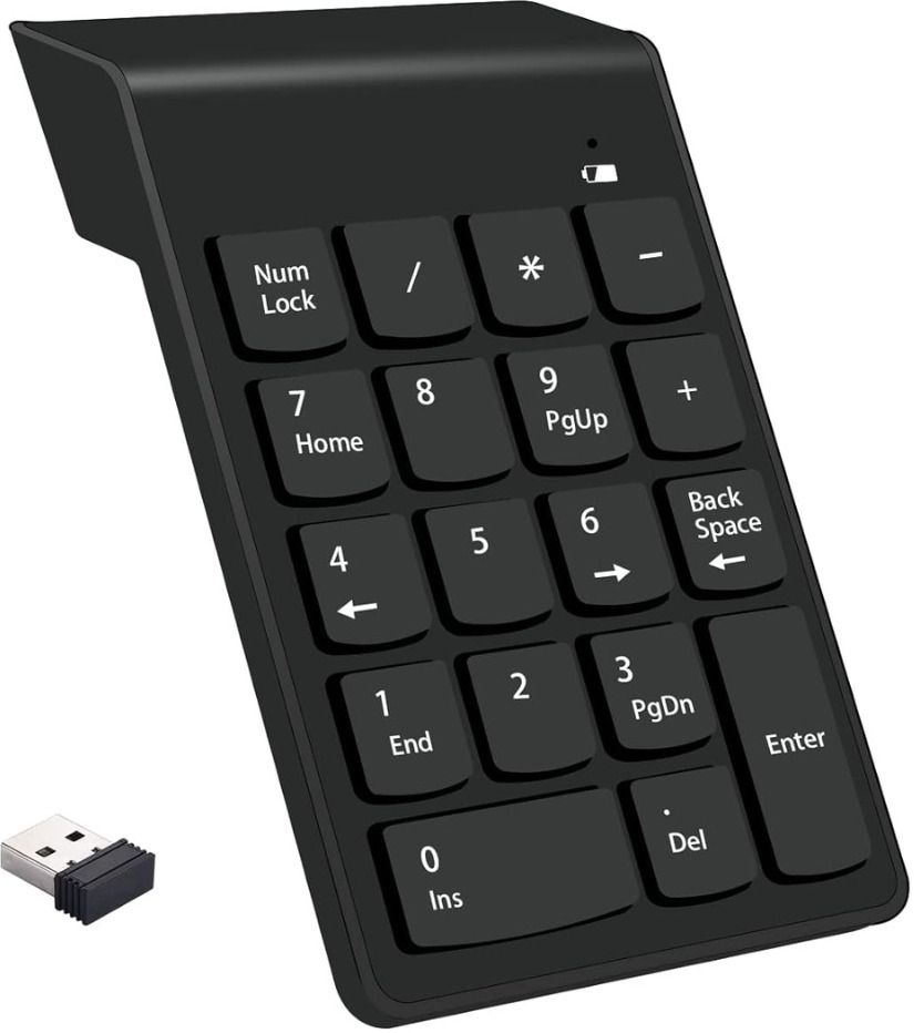 higadget Wireless Bluetooth Numeric Keypad Wireless Number Pad