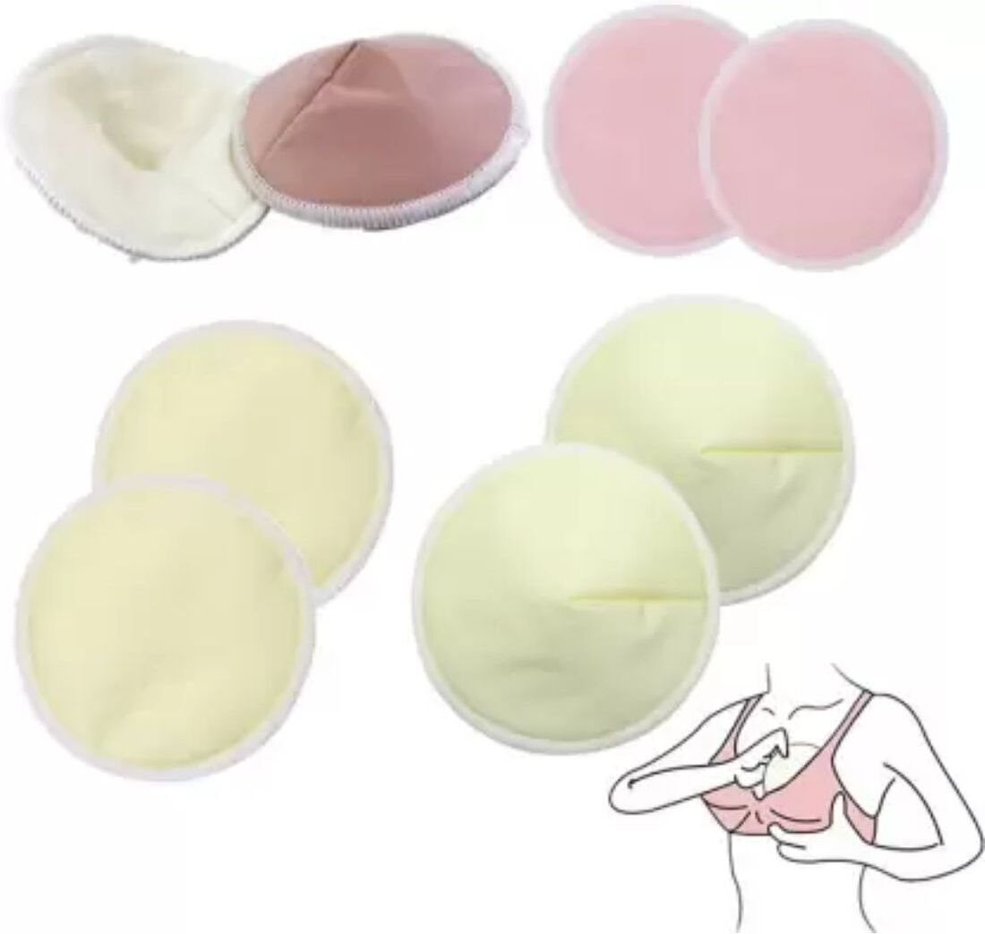 Reusable Washable Baby Feeding Nursing Breast Pad For Mothers Pack Of #6 Nursing Breast Pad-image-7