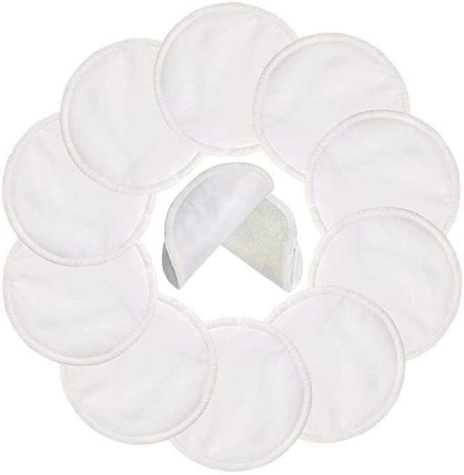 senkiddpro Nursing Cotton Milk Pads Reusable Washable Absorbent Comfort Fit Leak Proof6pc Nursing Breast Pad-picture-22