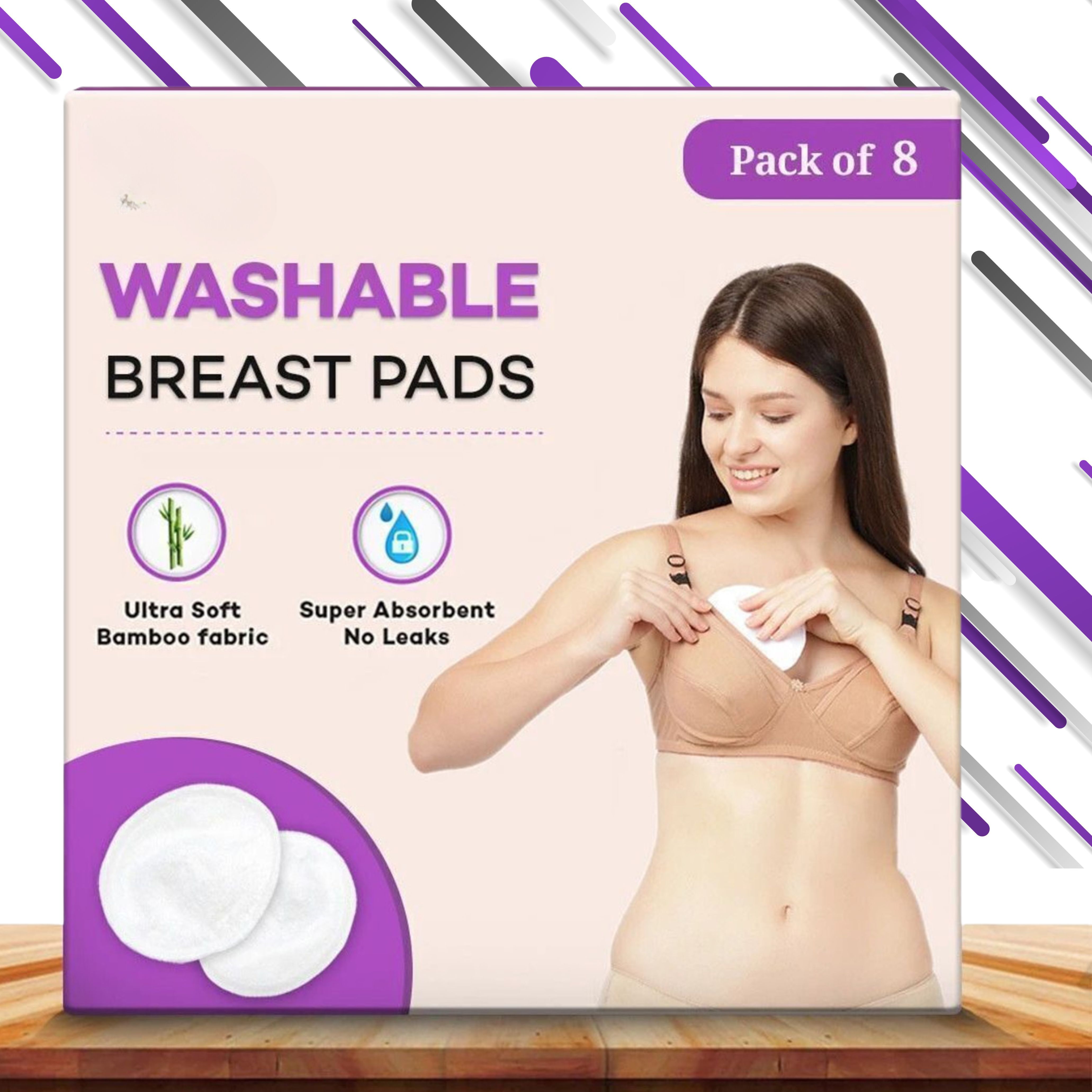 Comfortable Maternity Breast Pads with Leak Protection Nursing Breast Pad-image-35