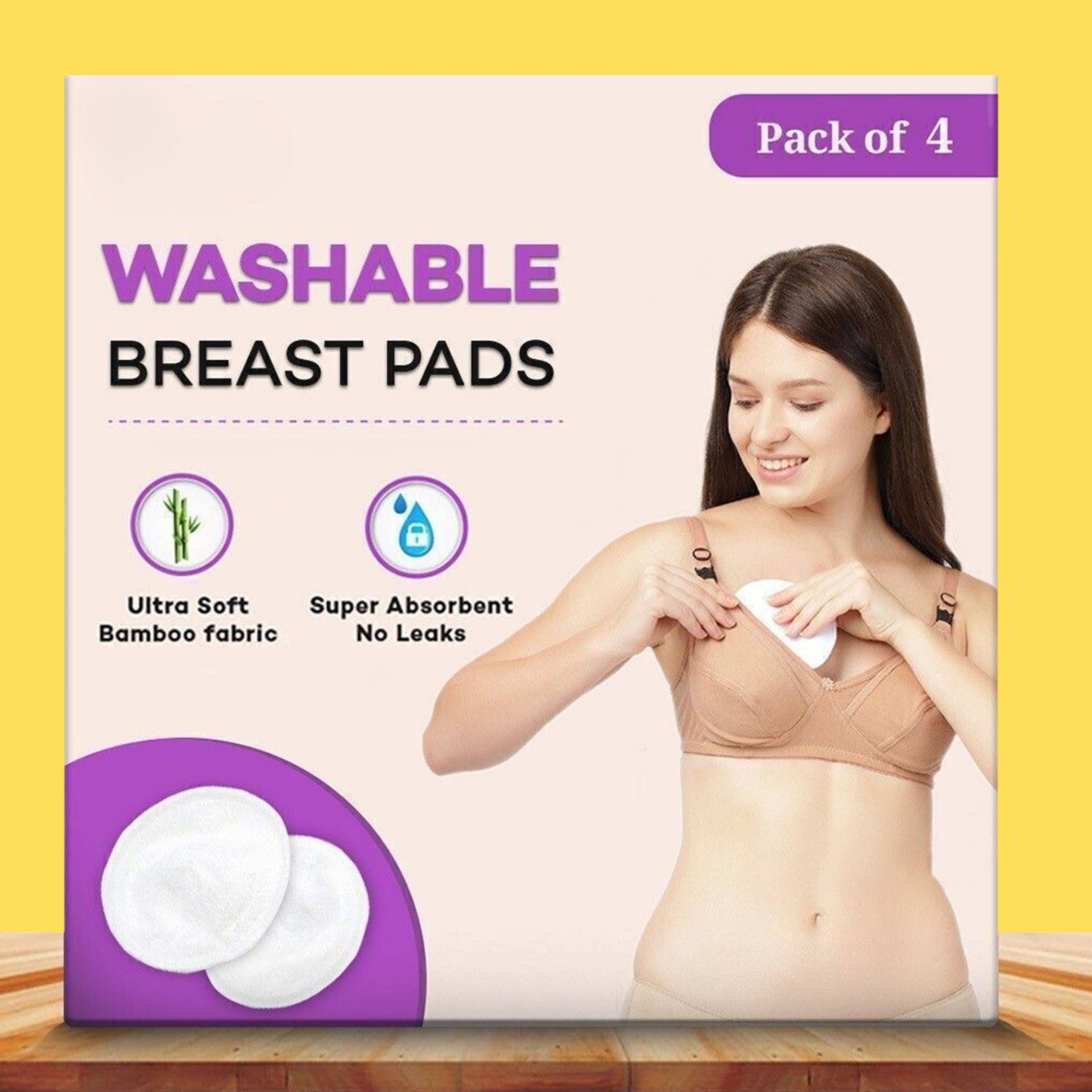 Leak-Proof Breast Pads for Nursing Moms and New Mothers Nursing Breast Pad-image-36
