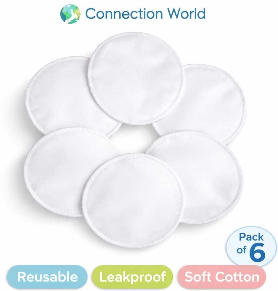 NURSING PAD-WHITE-6PCS Nursing Breast Pad-image-20