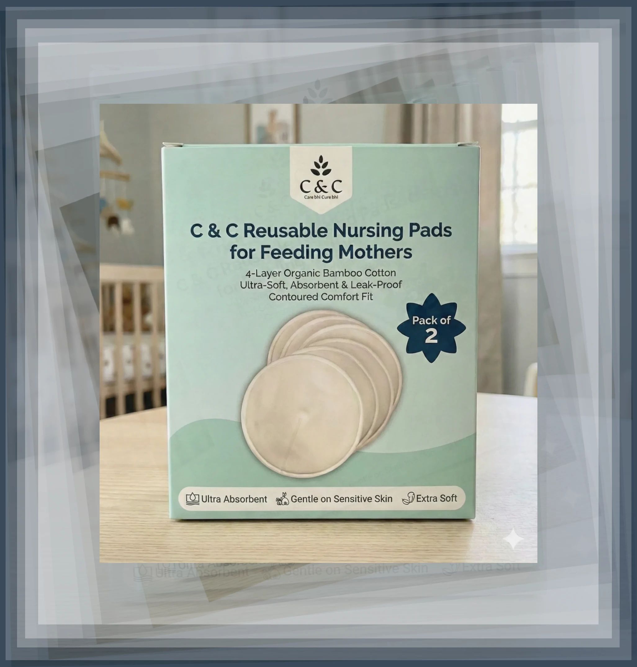 Reusable Feeding Pads for Women Breast Nipple Shield