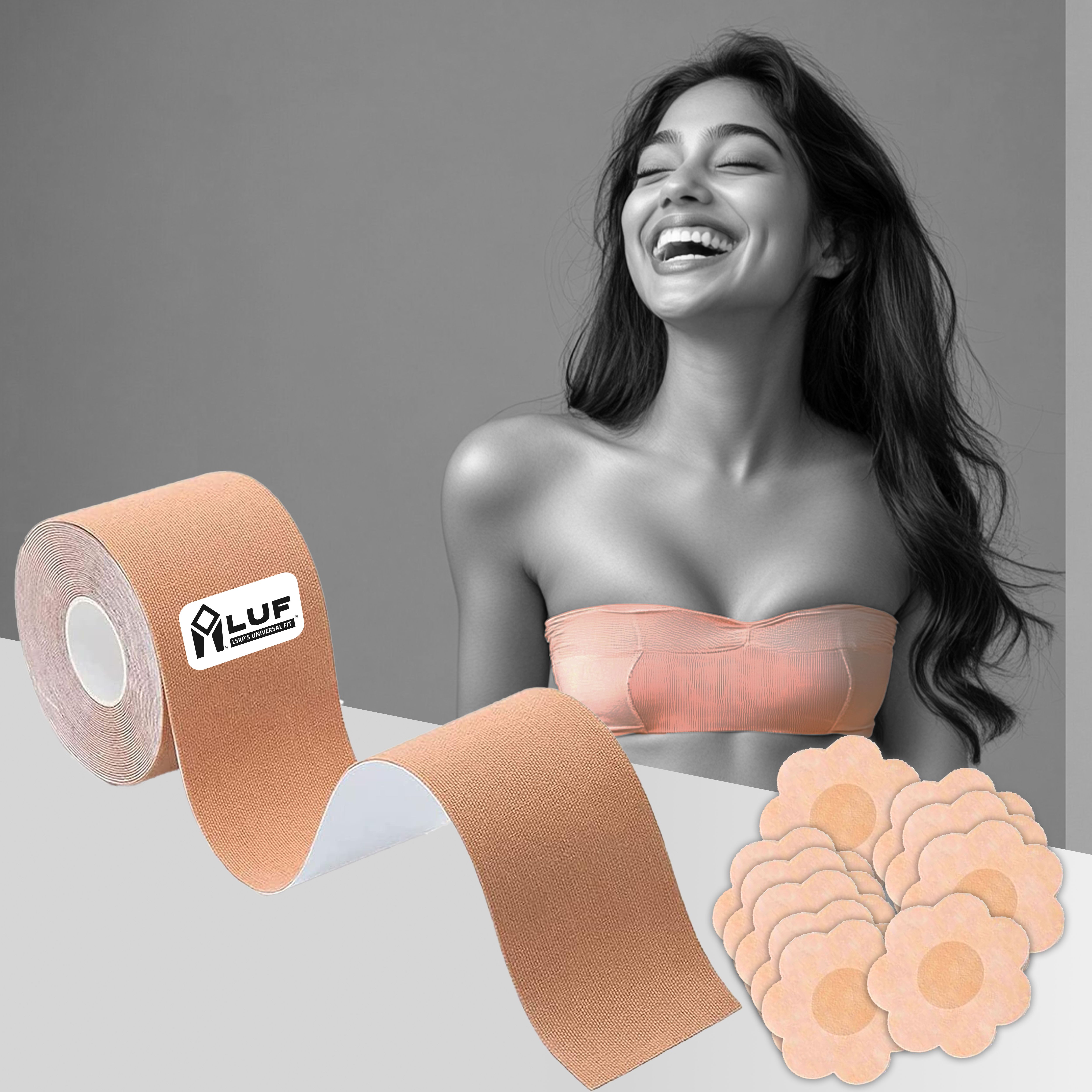 prachi Boobtape for Breast Lift, Breathable Boobtape, Body Tape, Breast Tape Boob Tape Nursing Breast Pad-picture-13