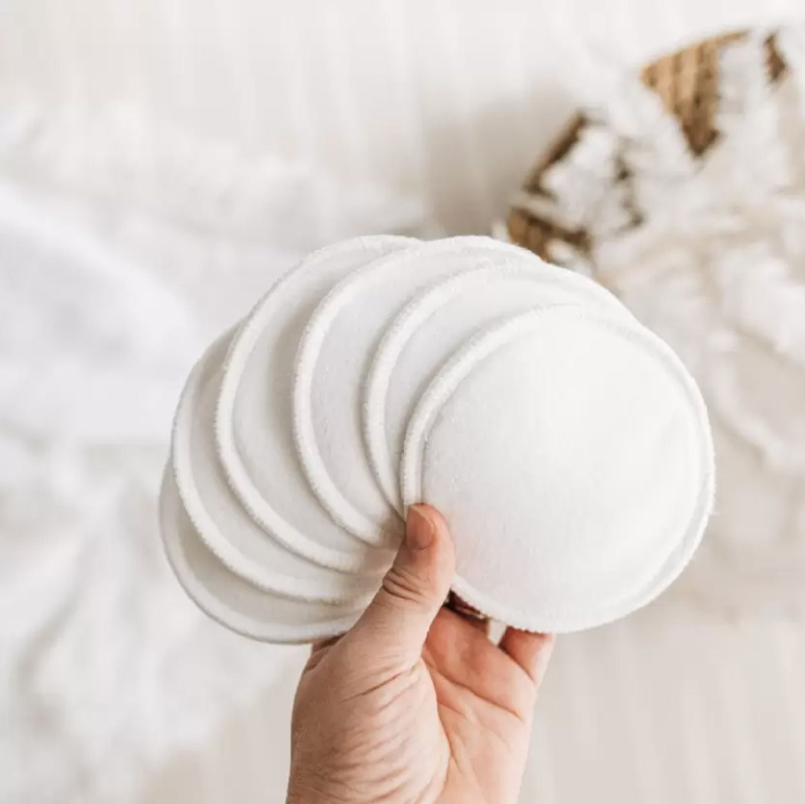 skutirpads Nursing Brest Pad Reusable/washable Pack Of 6 Nursing Breast Pad (Pack Of 6) Nursing Breast Pad-picture-11