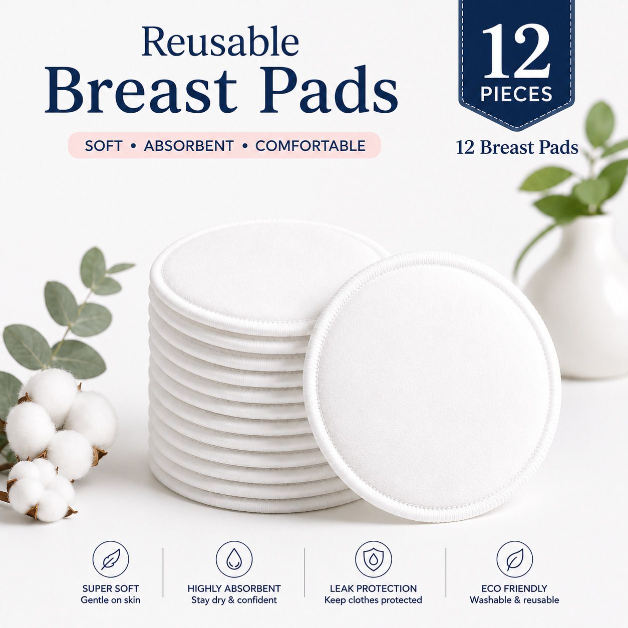Premium Breast Pads for Woman Nursing Breast Pad-image-15
