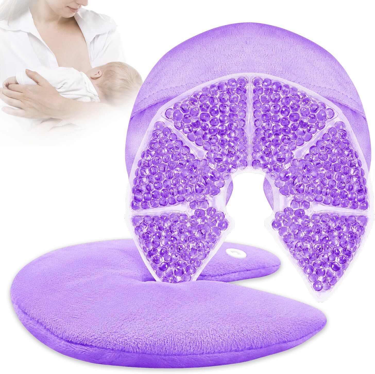 kvvtrades Breast Therapy Packs, Hot & Cold Breastfeeding Pillow-picture-49