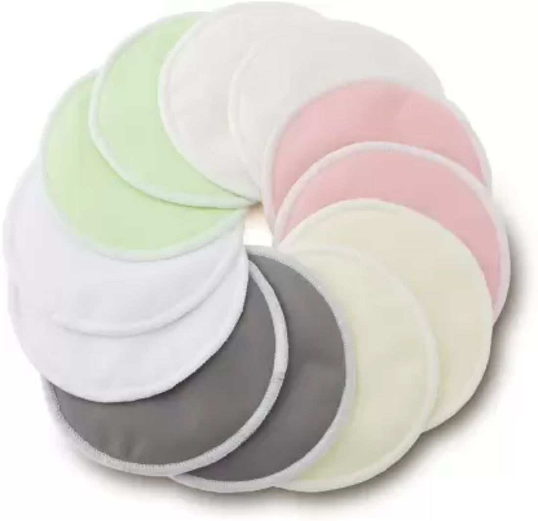 Reusable Washable BabyFeeding Breast Pad For Mothers Pack Of @12 Nursing Breast Pad-image-8