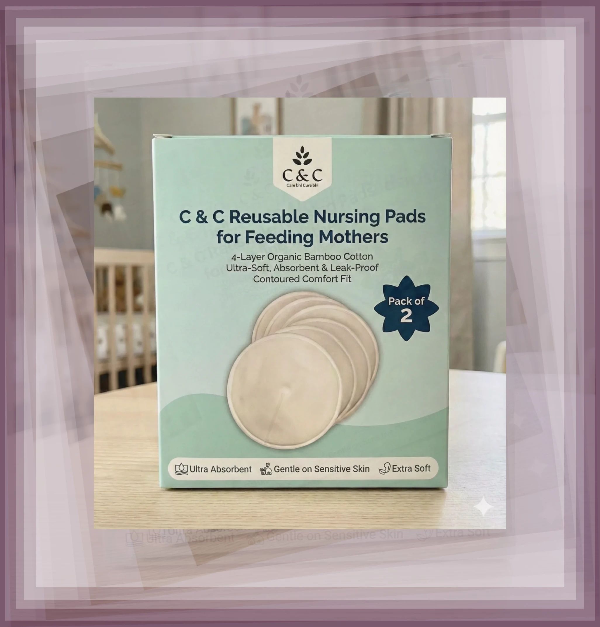 Leak Guard Nursing Pads Breast Nipple Shield