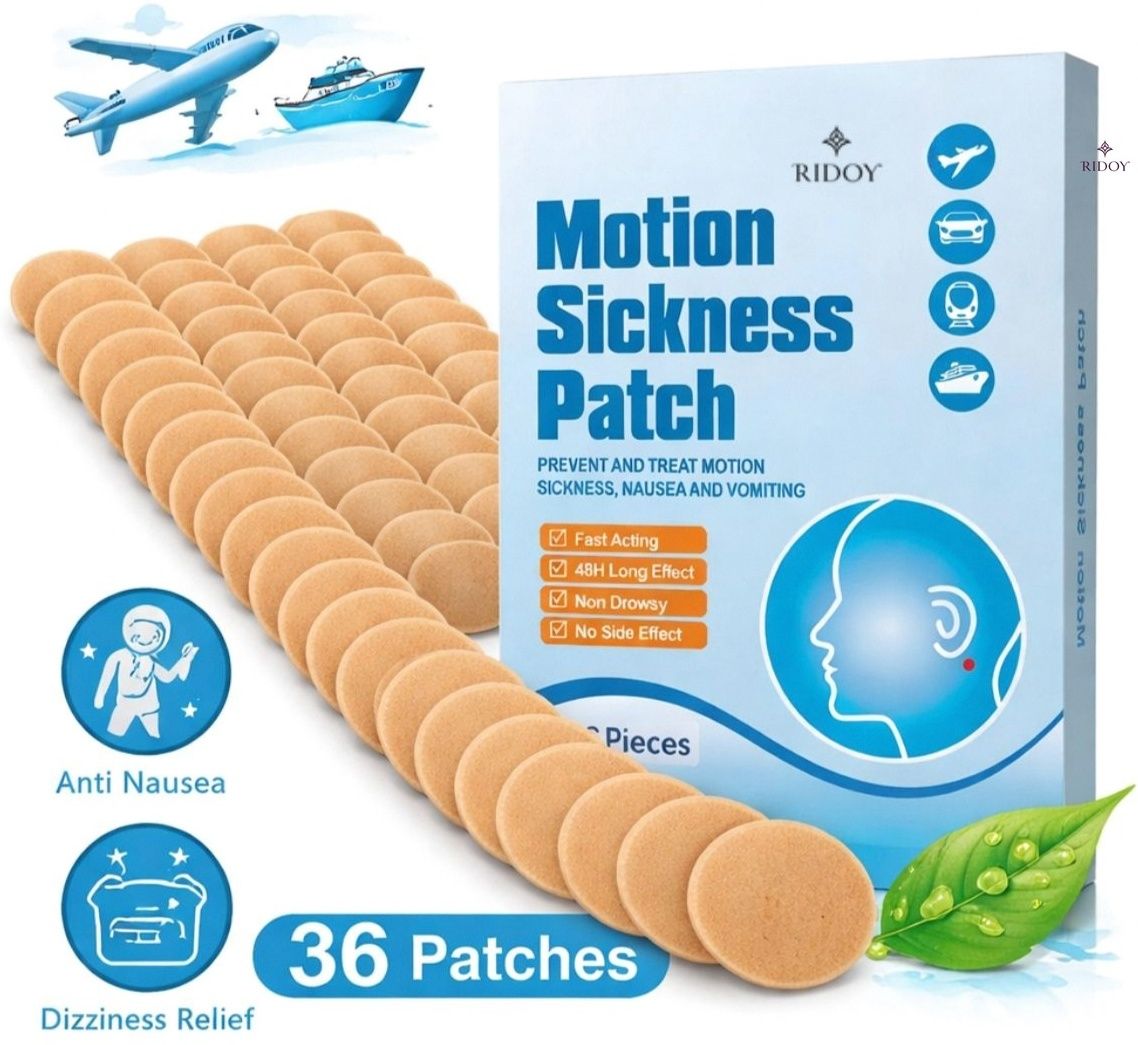 ridoy Anti Nausea Sticker | Refined Everyday Motion Sickness Patch Version - Nursing Breast Pad-picture-20