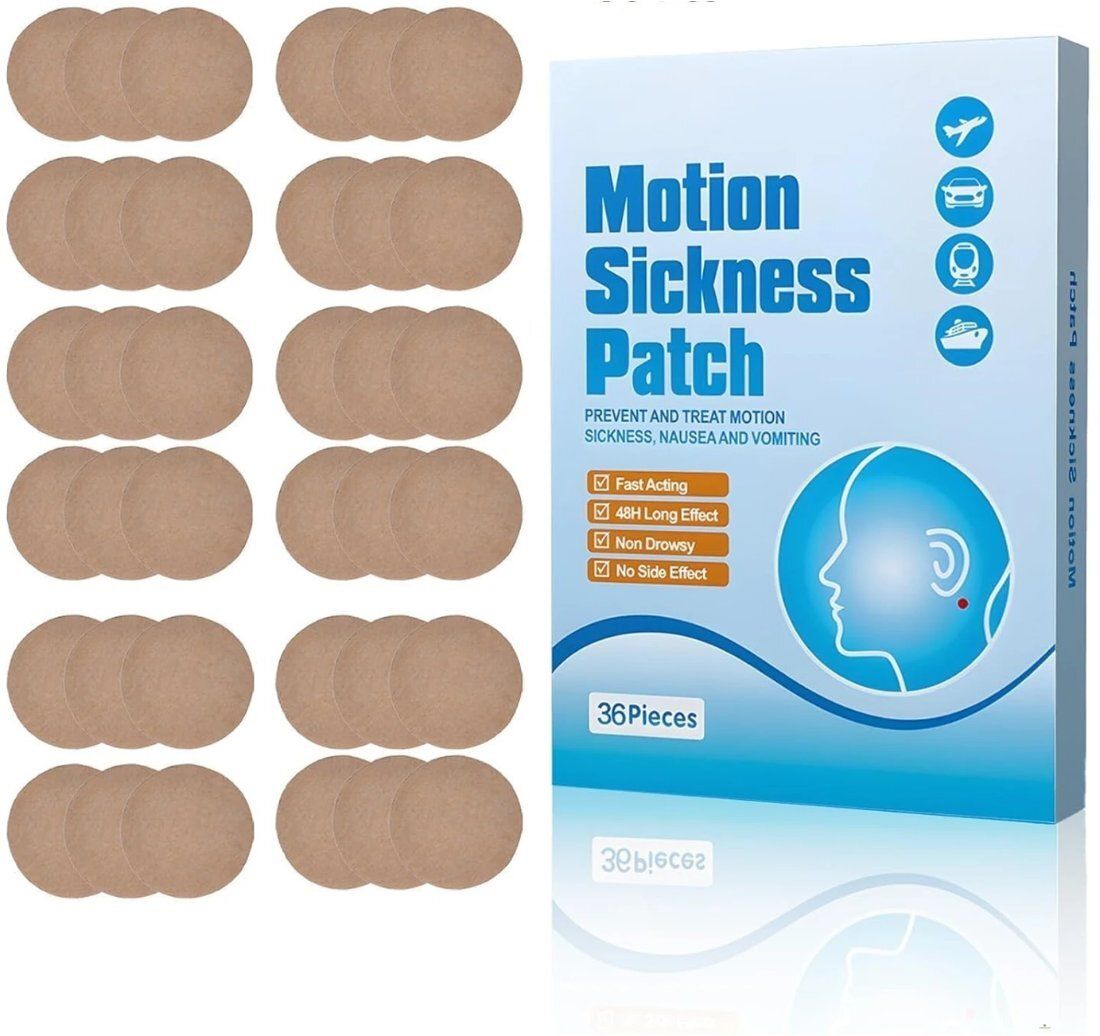Motion Sickness Patch : Use Herbal Car Comfort Nausea Calming Aid Nursing Breast Pad-image-46