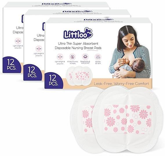 Disposable Nursing Breast Pads | Leak-Proof & Soft |Breathable – 12 PCS Nursing Breast Pad-image-15