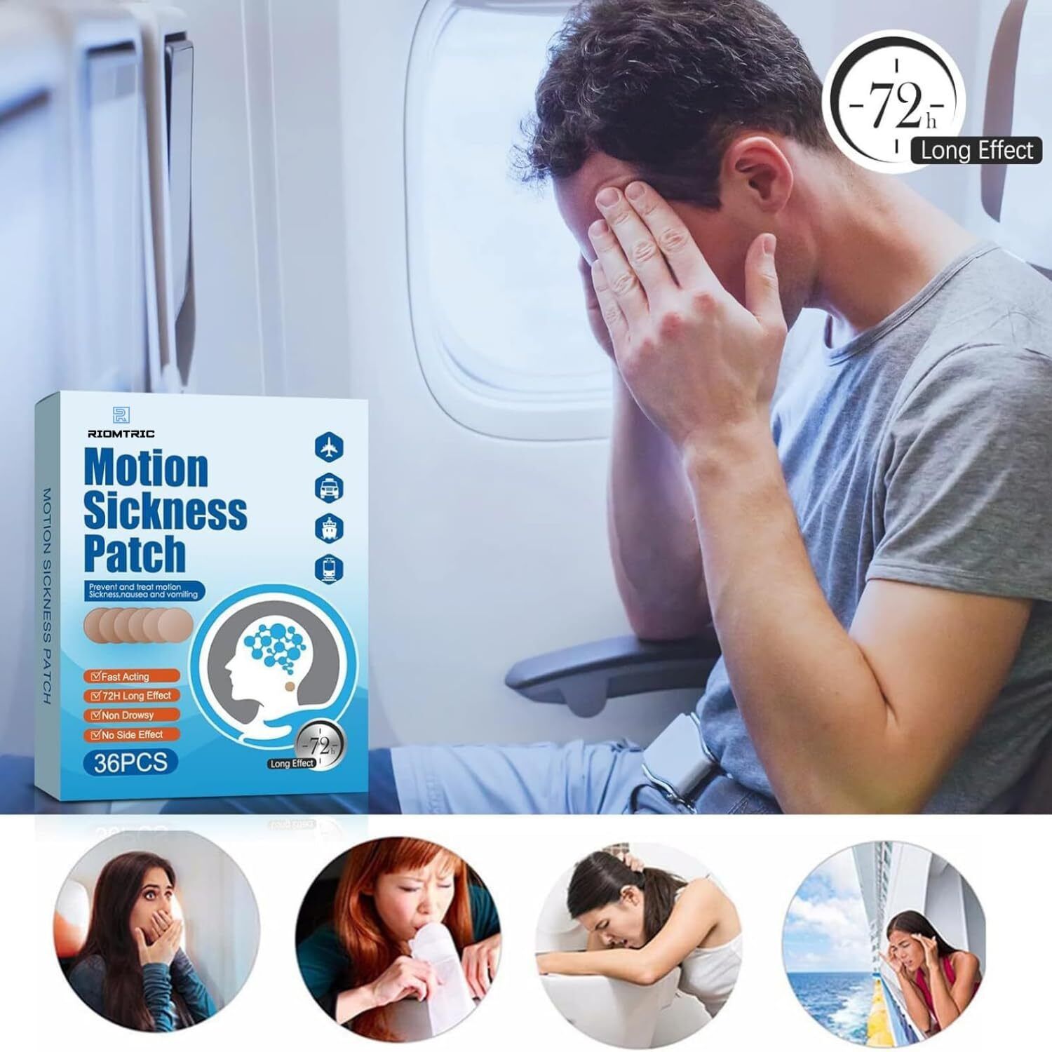 Motion Sickness Patch for Car and Boat Rides Nursing Breast Pad-image-14