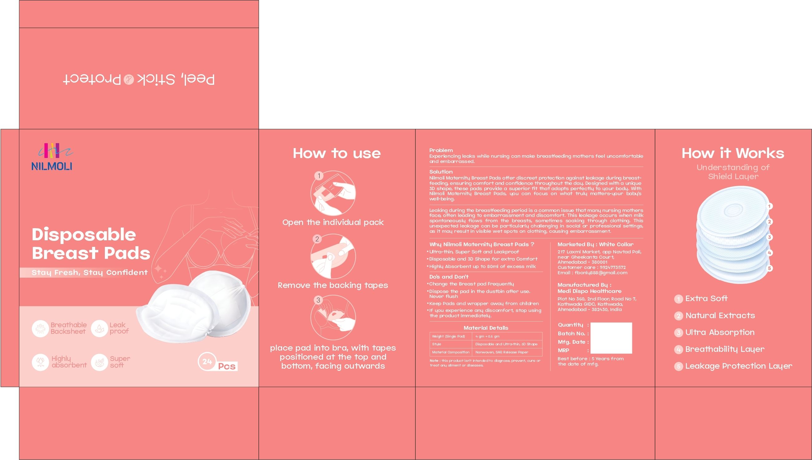 nilmoli BREASTPAD_12 Nursing Breast Pad-picture-23