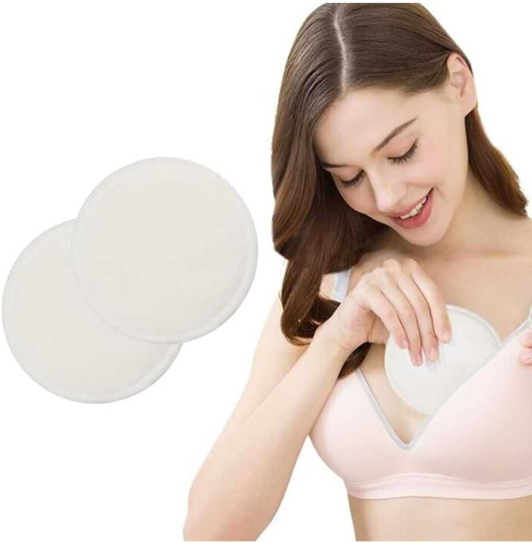 Washable nursing breast pads/nipple pads/breastfeeding maternity pads PACK OF 6 Nursing Breast Pad-image-29